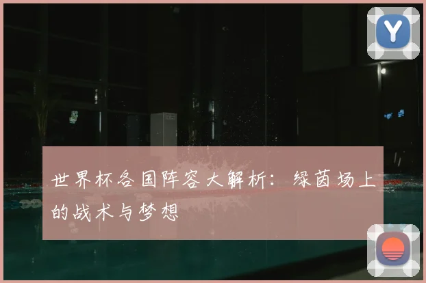 世界杯各国阵容大解析:绿茵场上的战术与梦想