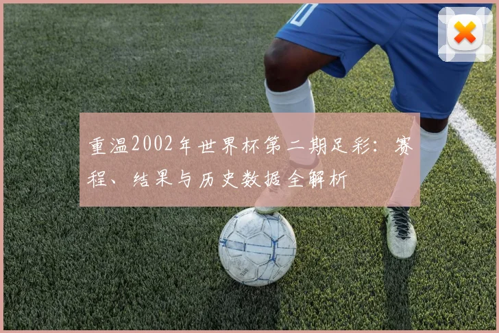 重温2002年世界杯第二期足彩：赛程、结果与历史数据全解析